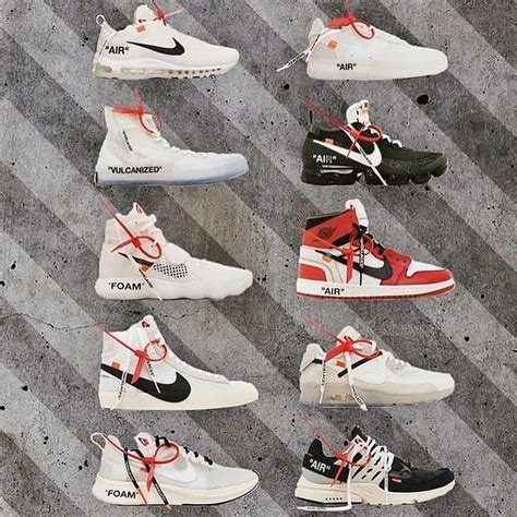 cheapest off white collab shoes